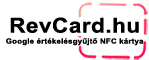RevCard.hu - Google értékeléskérő NFC kártya                        