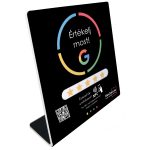 2 - Google értékelésgyűjtő NFC állvány QR kóddal (1db)