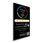 1 - Google értékelésgyűjtő NFC kártya QR kóddal és ajándék nyakbaakasztóval (1db)