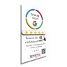   1 - Google értékelésgyűjtő NFC kártya QR kóddal és ajándék nyakbaakasztóval (1db)