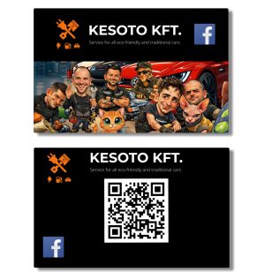  4 - Egyedi designnel ellátott Google értékelésgyűjtő NFC kártya QR kóddal és ajándék nyakbaakasztóval (1db)