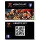 4 - Egyedi designnel ellátott Google értékelésgyűjtő NFC kártya QR kóddal és ajándék nyakbaakasztóval (1db)