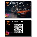 4 - Egyedi designnel ellátott Google értékelésgyűjtő NFC kártya QR kóddal és ajándék nyakbaakasztóval (1db)