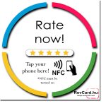 3 - Google értékelésgyűjtő NFC Tábla QR kóddal - angol